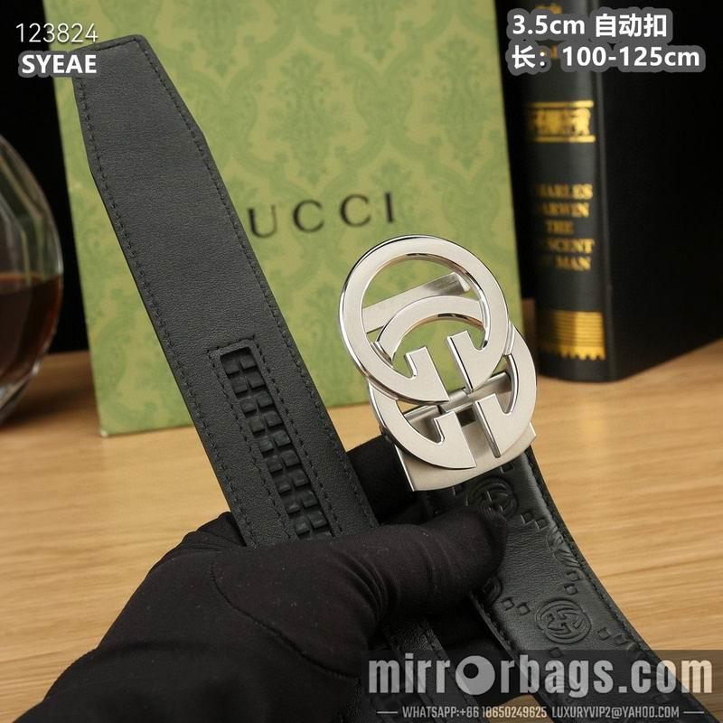 Gucci belt 35mmX100-125cm 8L44