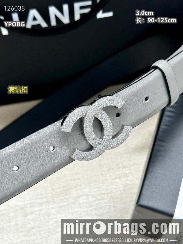 Chanel belt 30mmX90-125cm 8L11