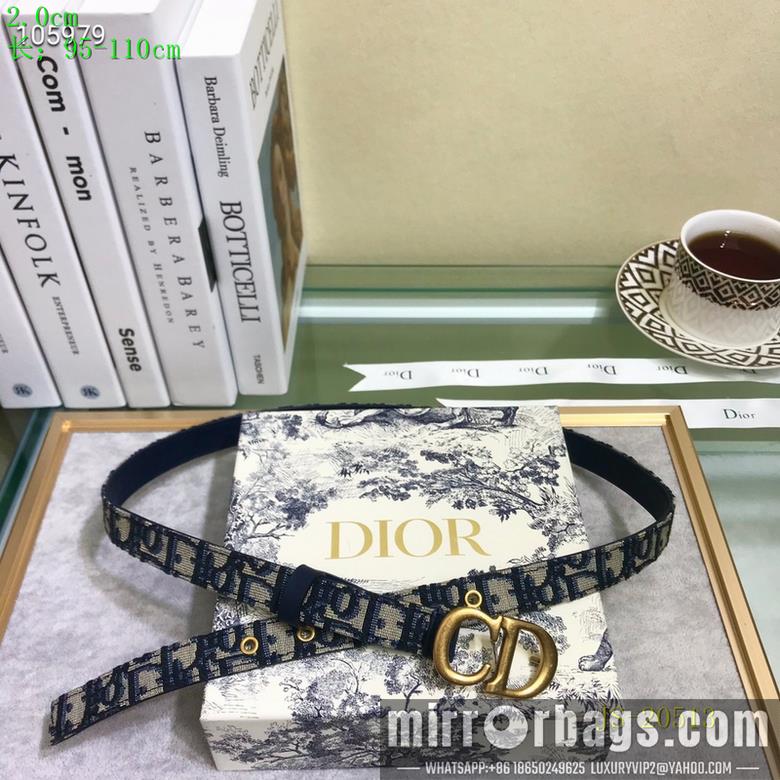 Dior Belt 20mmX95-110cm 7d12