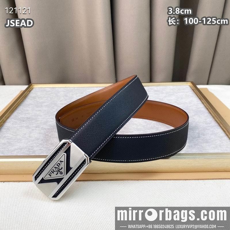 Prada belt 38mmX100-125cm 8L07