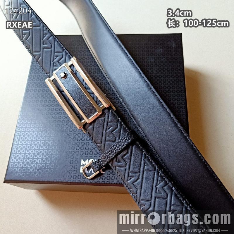 Montlanc belt 34mmX100-125cm 8L12