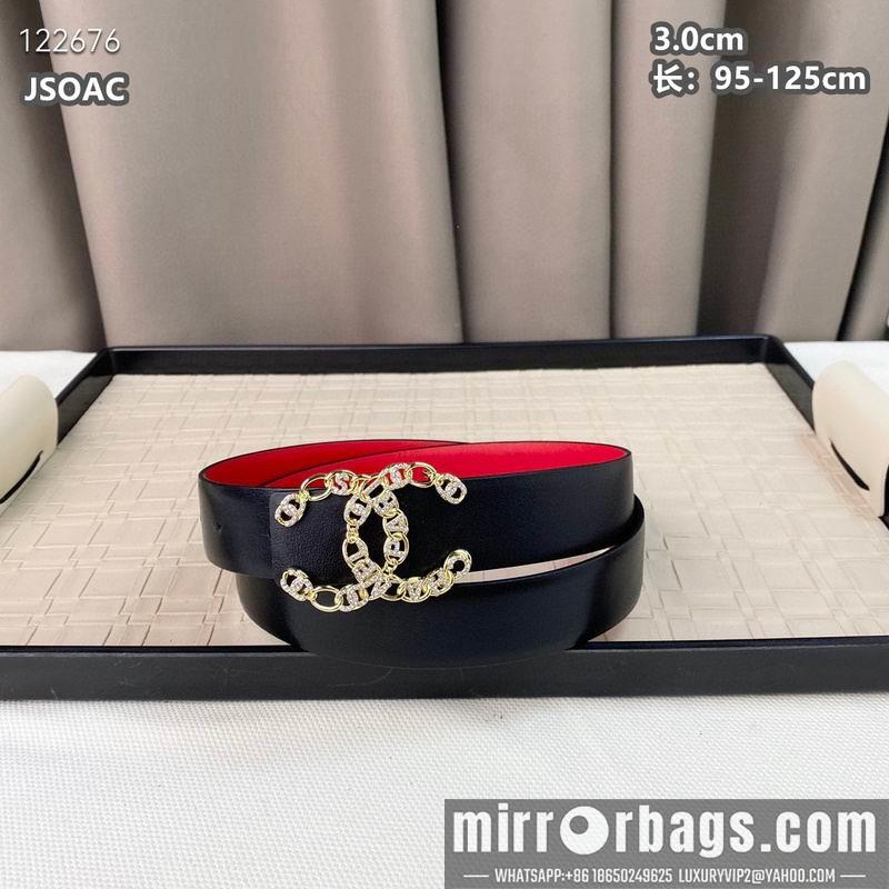 Chanel belt 30mmX95-125cm 8L28