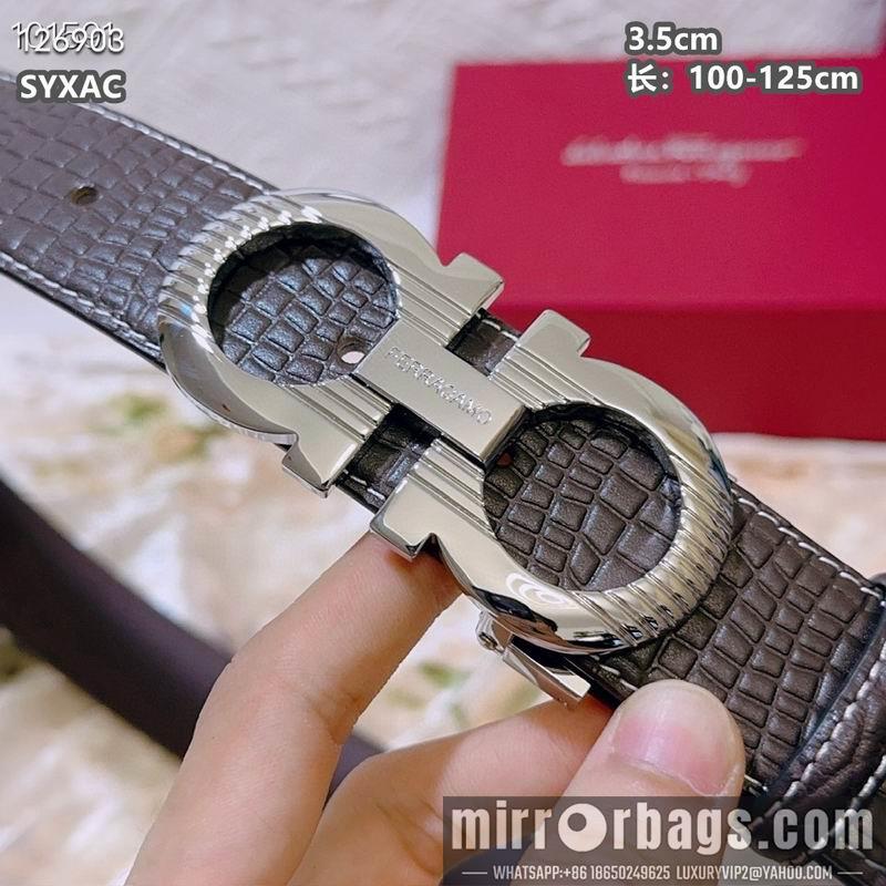 Ferragamo belt 35mmX100-125cm 8L89