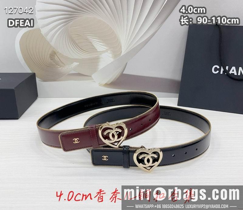 Chanel belt 40mmX90-115cm 8L04