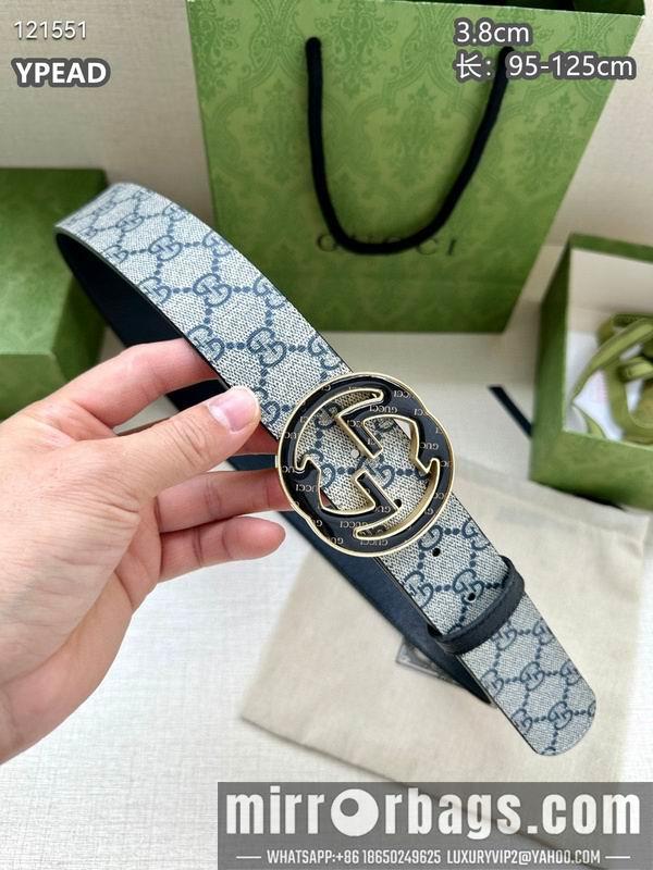 Gucci belt 38mmX95-125cm 8L13
