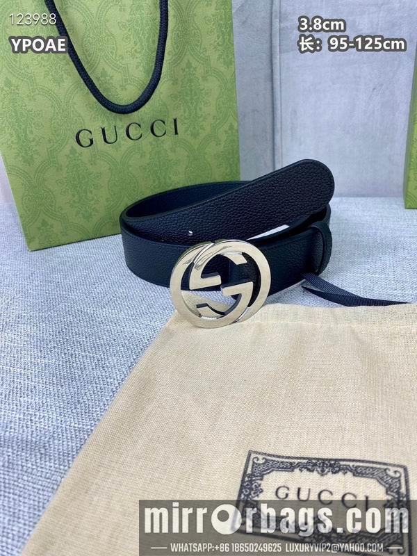 Gucci belt 38mmX95-125cm 8L10