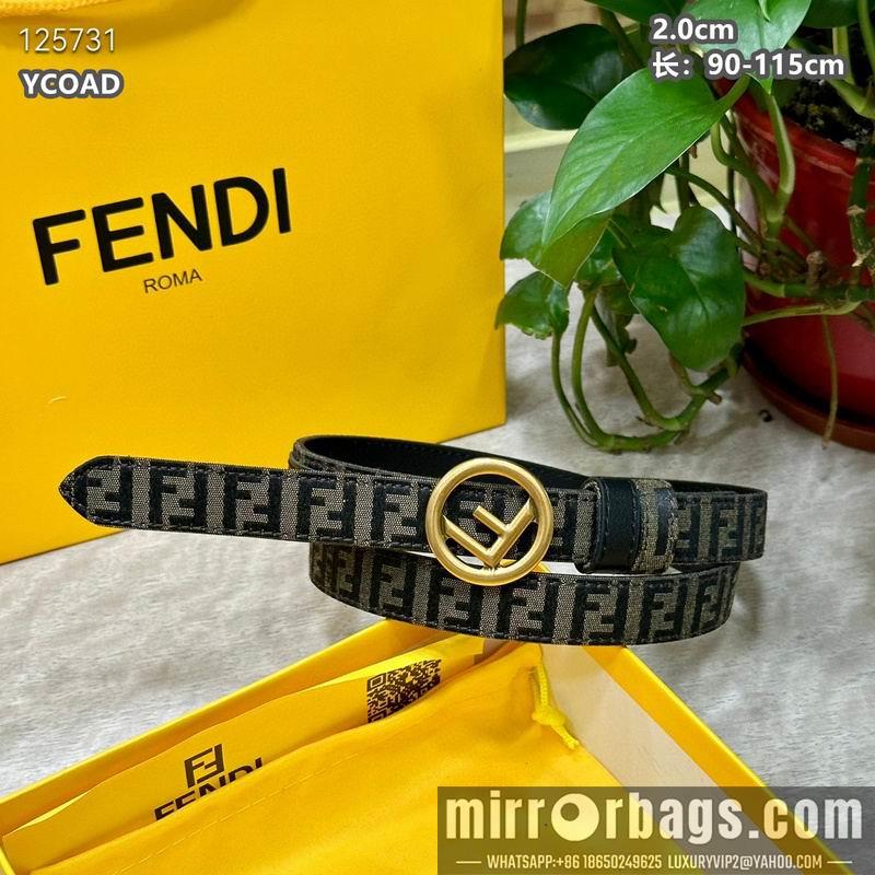 Fendi belt 20mmX90-115cm 8L18