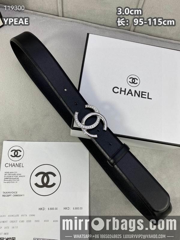 Chanel belt 30mmX95-115cm 8L040803