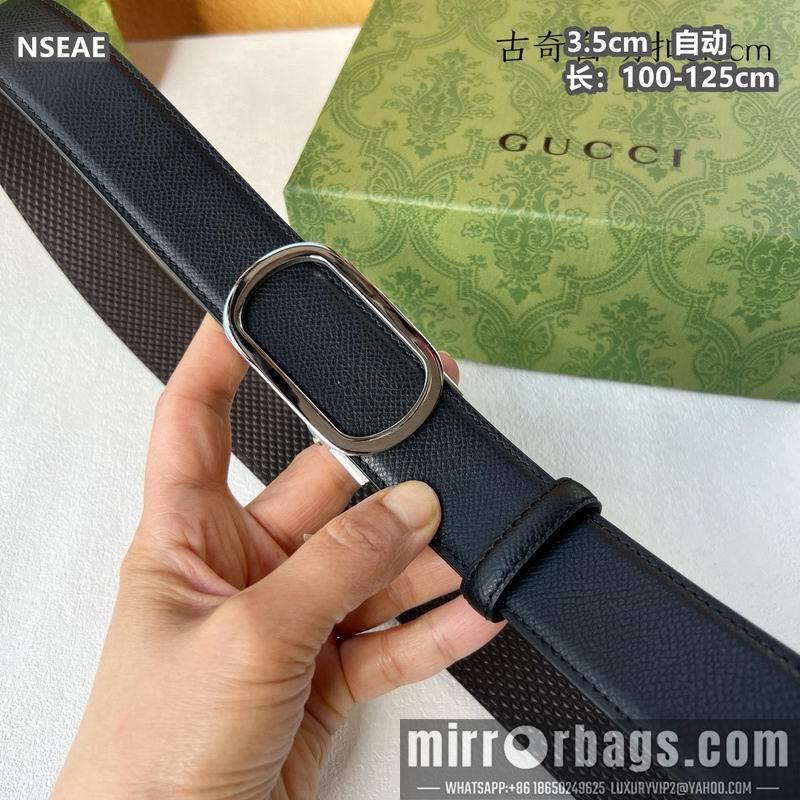 Gucci belt 35mmX100-125cm 8L91