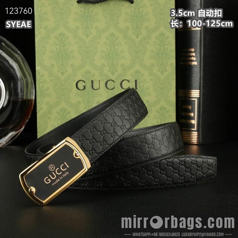 Gucci belt 35mmX100-125cm 8L50