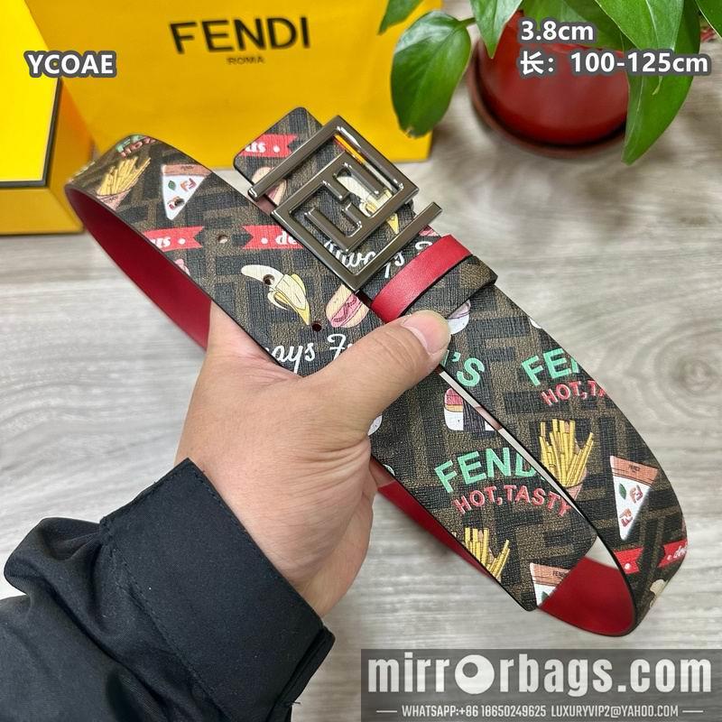 Fendi belt 38mmX100-125cm 8L33