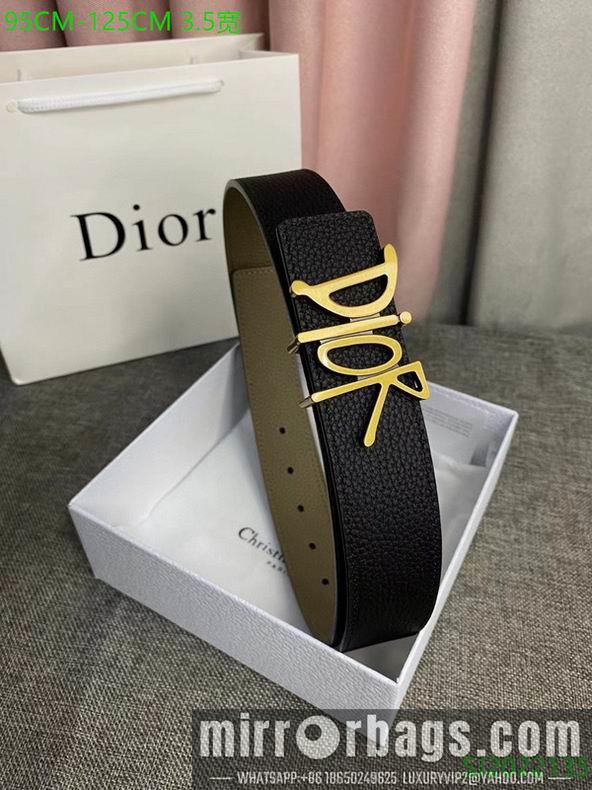 Dior belt 35mmX95-125cm 7D17