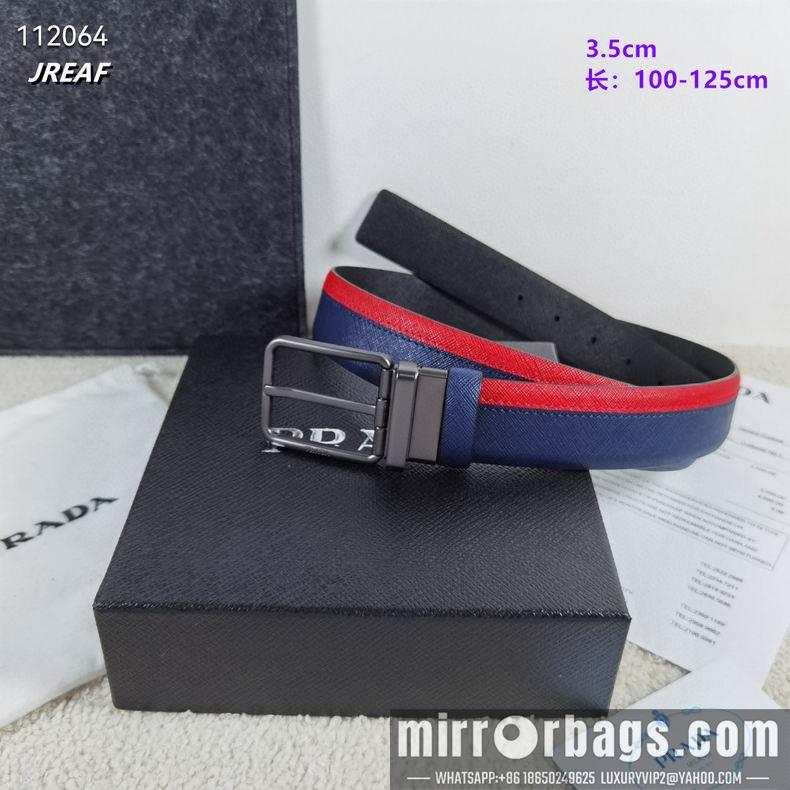 Prada belt 35mmX100-125cm 8L05