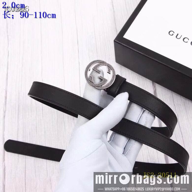 Gucci belt 20mm 90-110cm 8L01