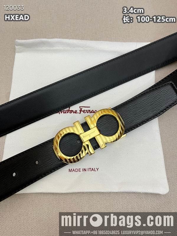 Ferragamo belt 34mmX100-125cm 8L03