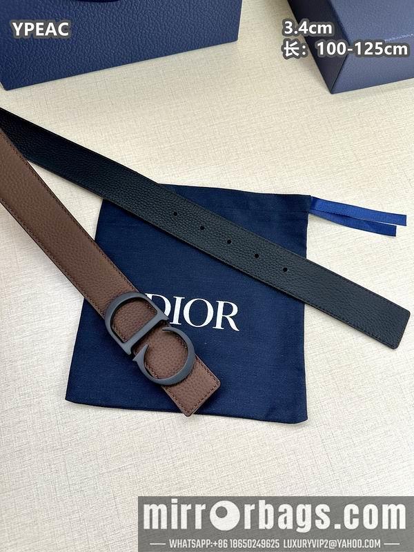 Dior belt 34mmX100-125cm 8L07