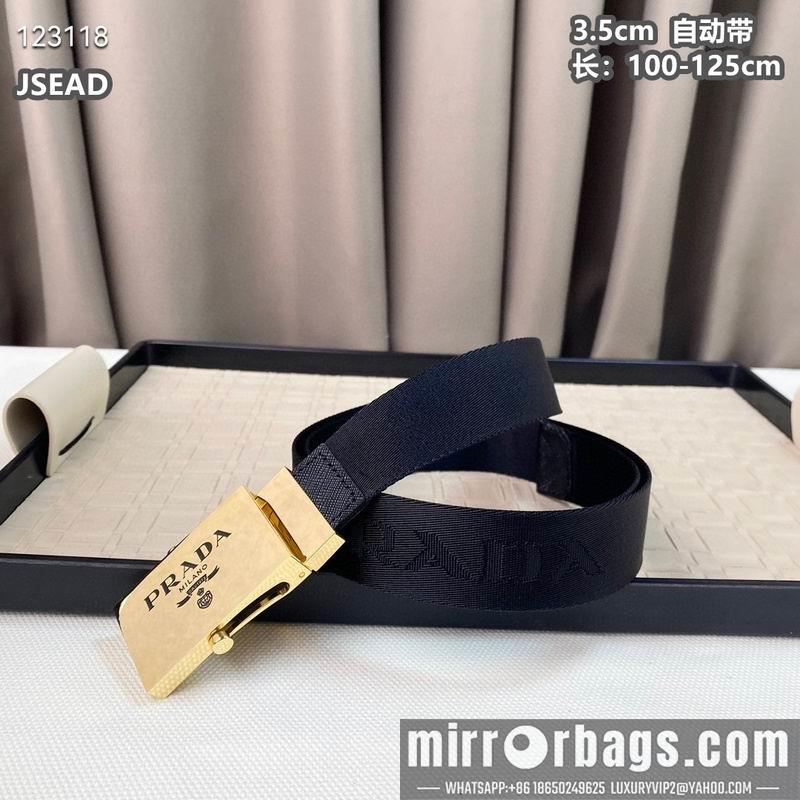 Prada belt 35mmX100-125cm 8L40