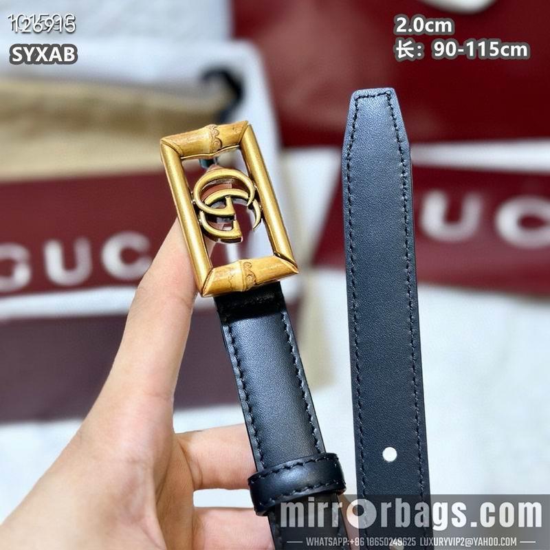 Gucci belt 20mmX90-115cm 8L25