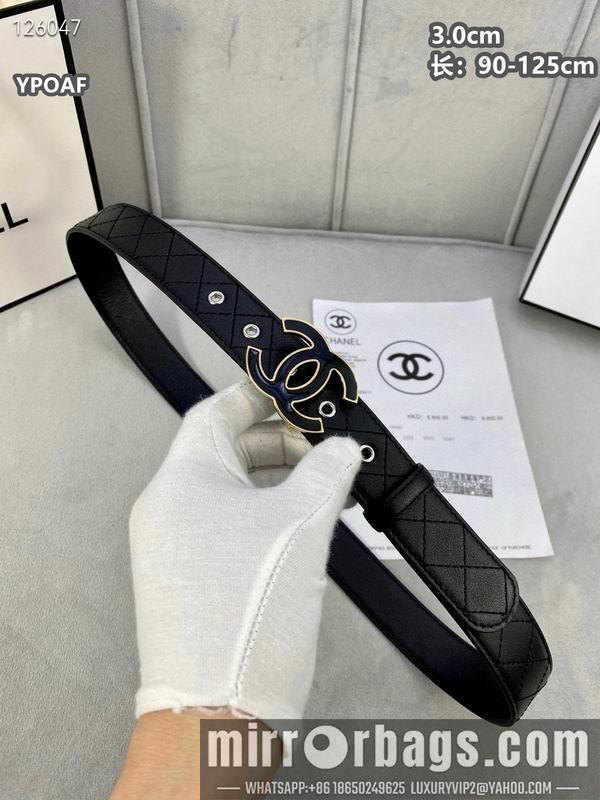 Chanel belt 30mmX90-125cm 8L12