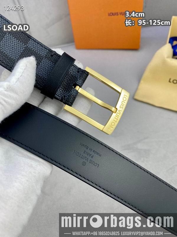 LV belt 34mmX95-125cm 8L25