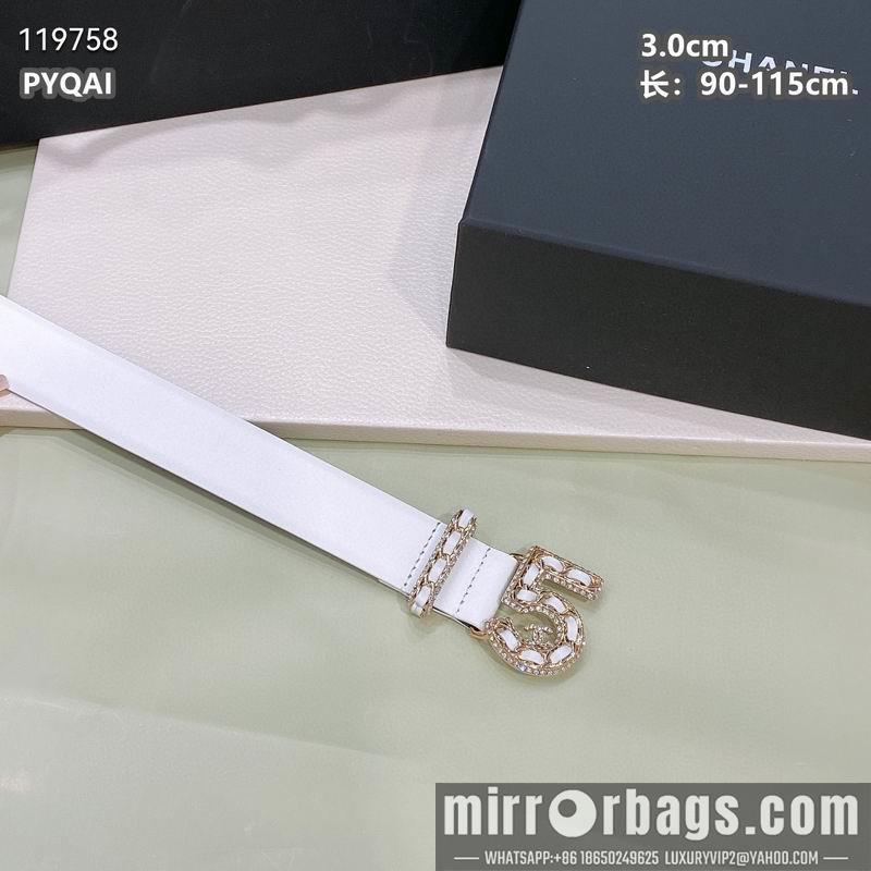 Chanel belt 30mmX90-115cm 8L040804