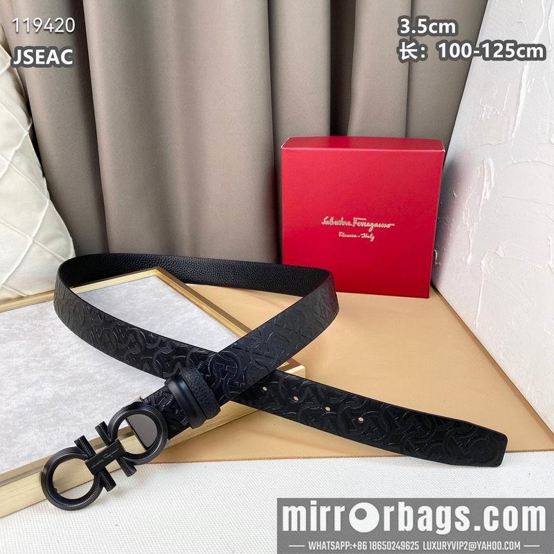 Ferragamo belt 35mmX100-125cm 8L040805