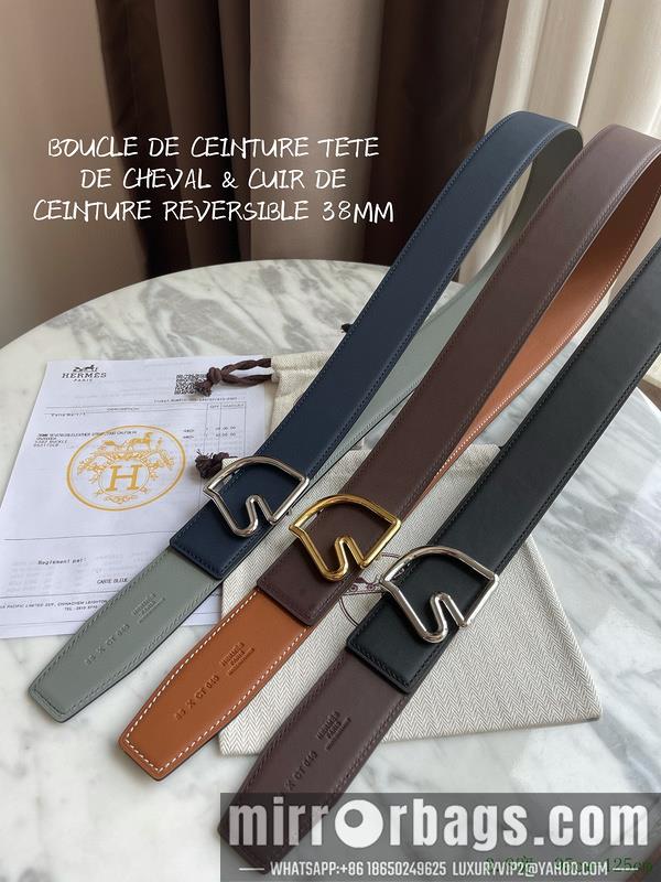 Hermes Belt 38mmX95-125cm 7D47