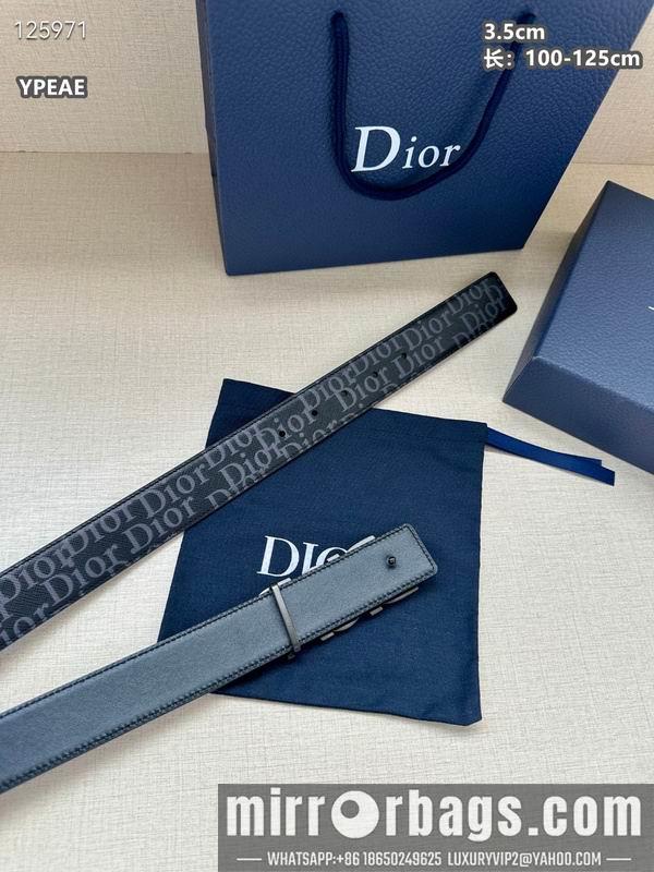 Dior belt 35mmX100-125cm 8L29