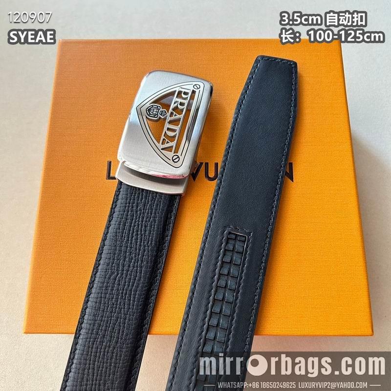 Prada belt 自动带 35mmX100-125cm 8L072002