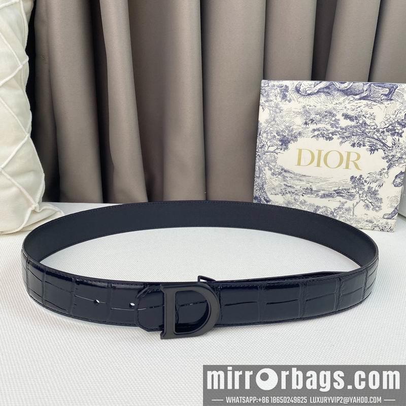 Dior belt 35mmX95-125cm 7D19
