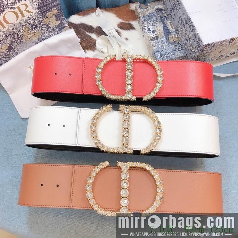 Dior Belt 70mmX95-125cm 7d06