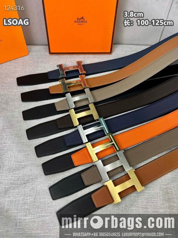 Hermes belt 38mmX100-125cm 8L04