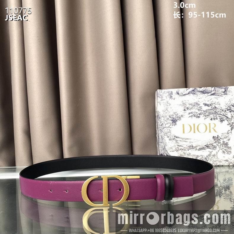 Dior Belt 30mmX95-115cm 8L08