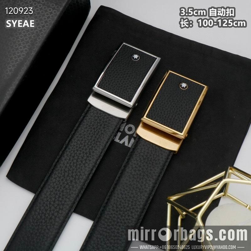 Montblanc belt 自动扣 35mmX100-125cm 8L072010