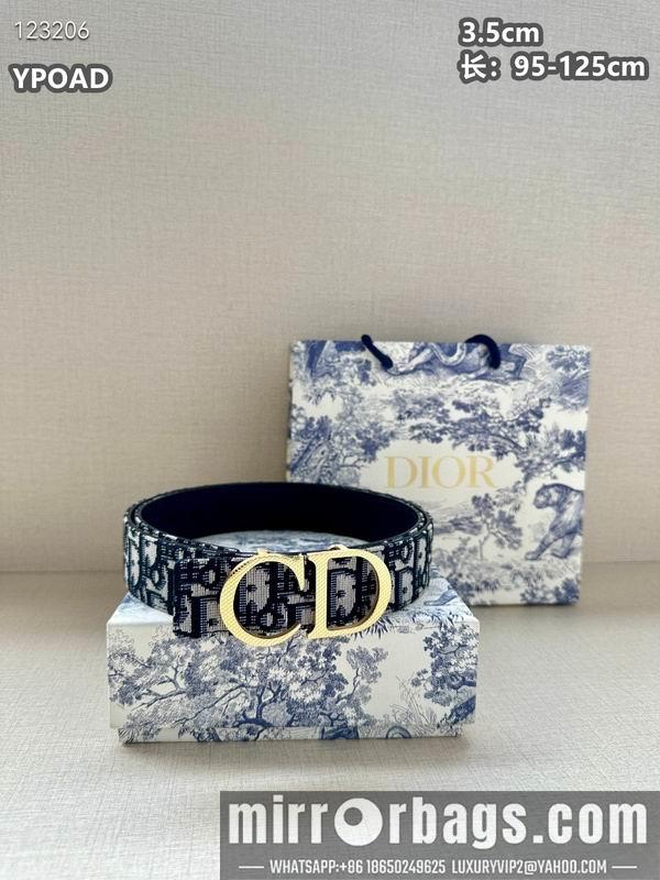 Dior belt 35mmX95-125cm 8L23