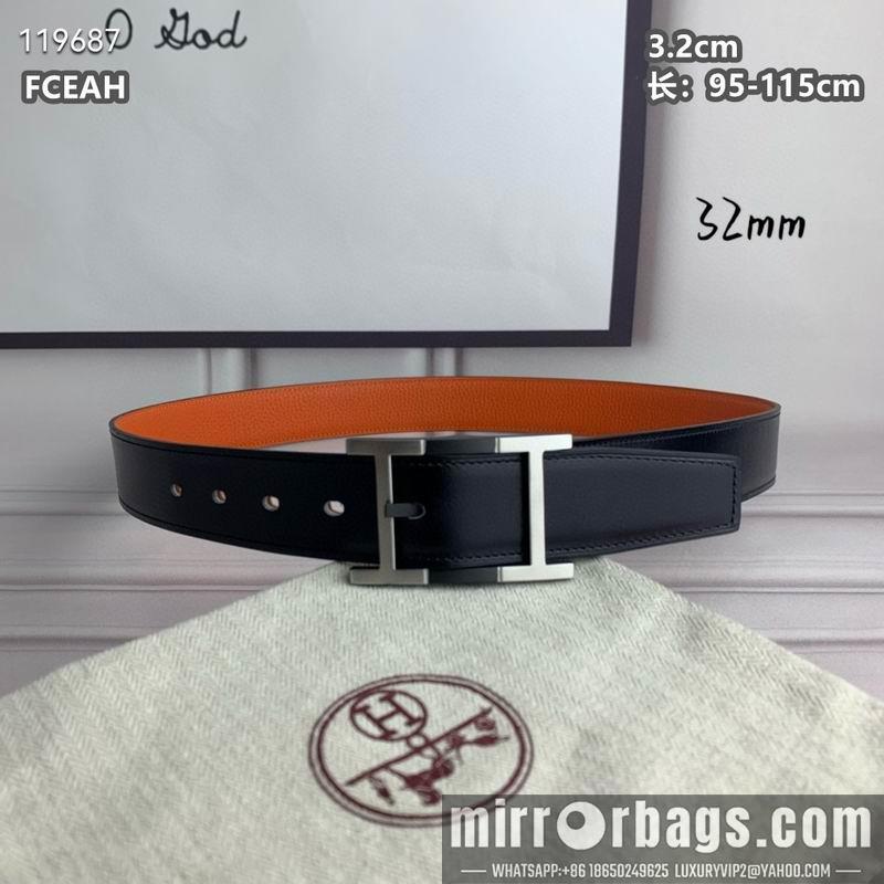 Hermes belt 32mmX95-125cm 8L040803