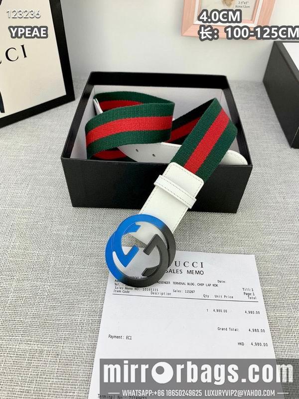 Gucci belt 40mmX100-125cm 8L135