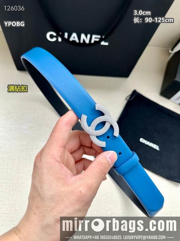 Chanel belt 30mmX90-125cm 8L11