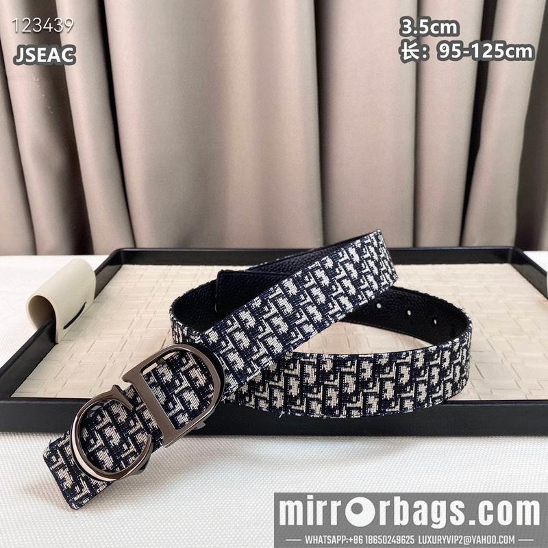 Dior belt 35mmX95-125cm 8L24