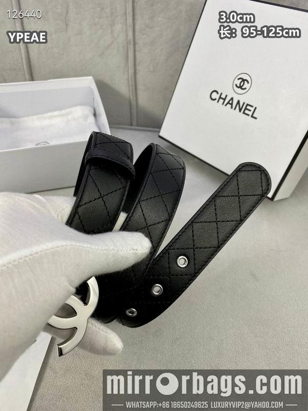 Chanel belt 30mmX95-125cm 8L22