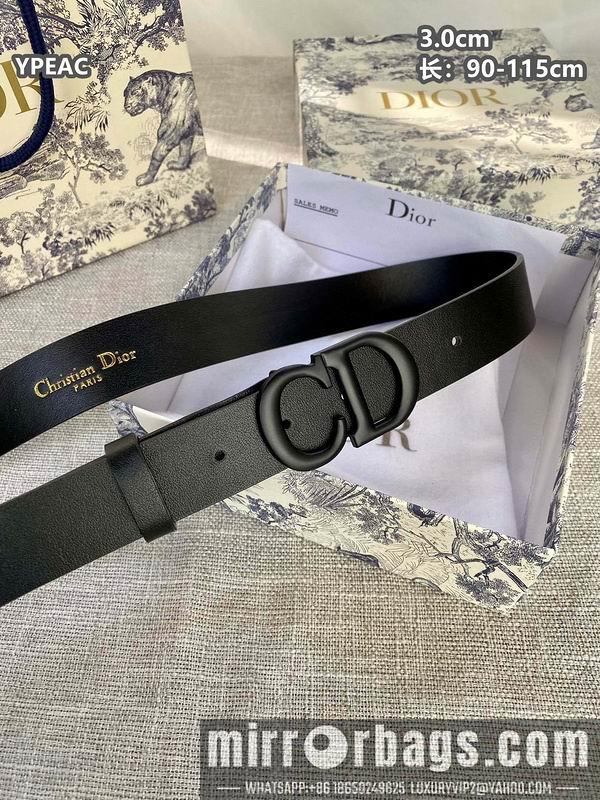 Dior belt 30mmX90-115cm 8L01