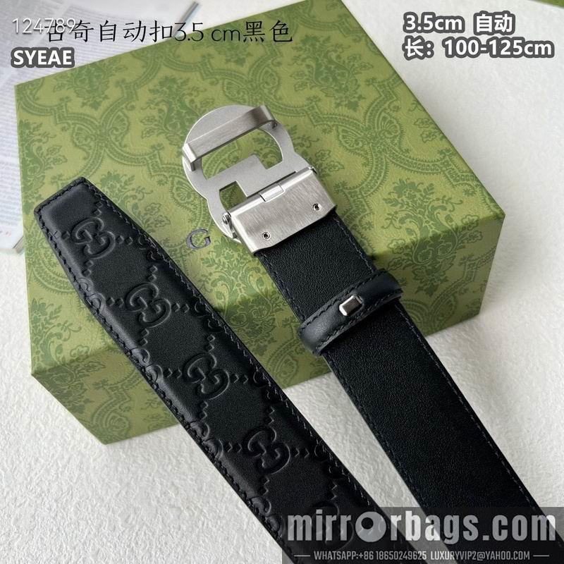 Gucci belt 35mmX100-125cm 8L18