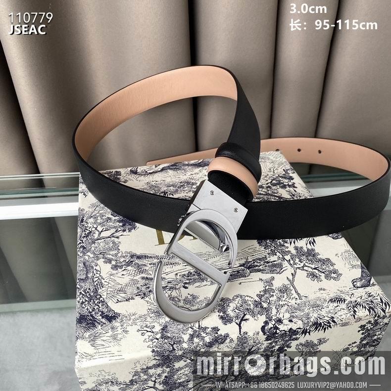 Dior Belt 30mmX95-115cm 8L08