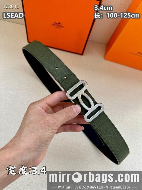 Hermes belt 34mmX100-125cm 8L07
