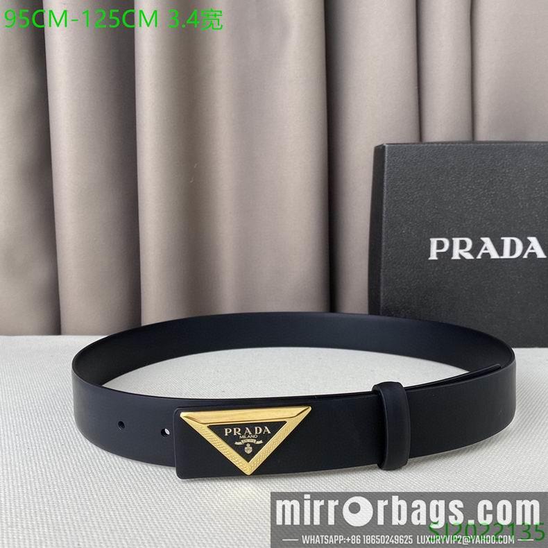 Prada Belt 34mmX95-125cm 7D04