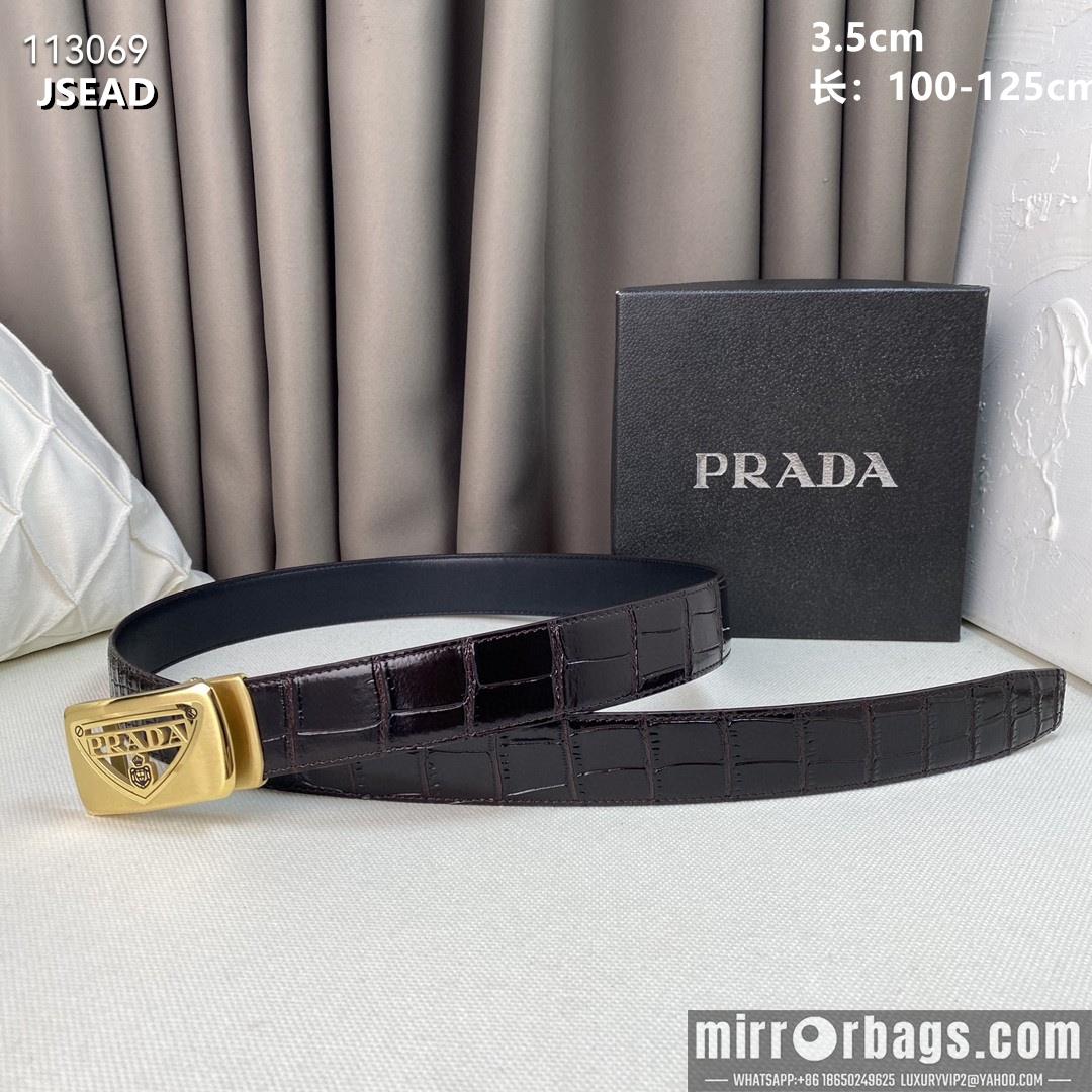 Prada belt 35mmX100-125cm 8L02