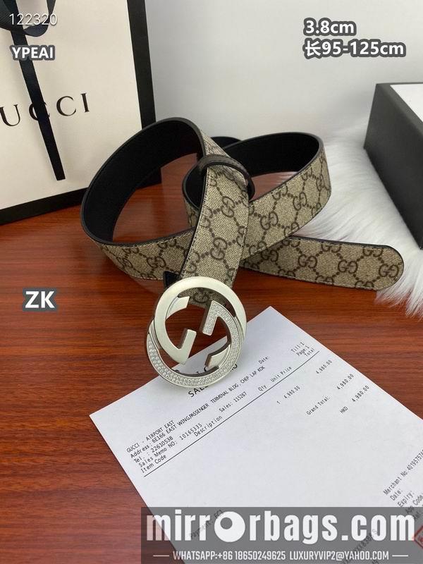 Gucci belt 38mmX95-125cm 8L20