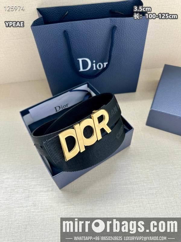 Dior belt 35mmX100-125cm 8L29