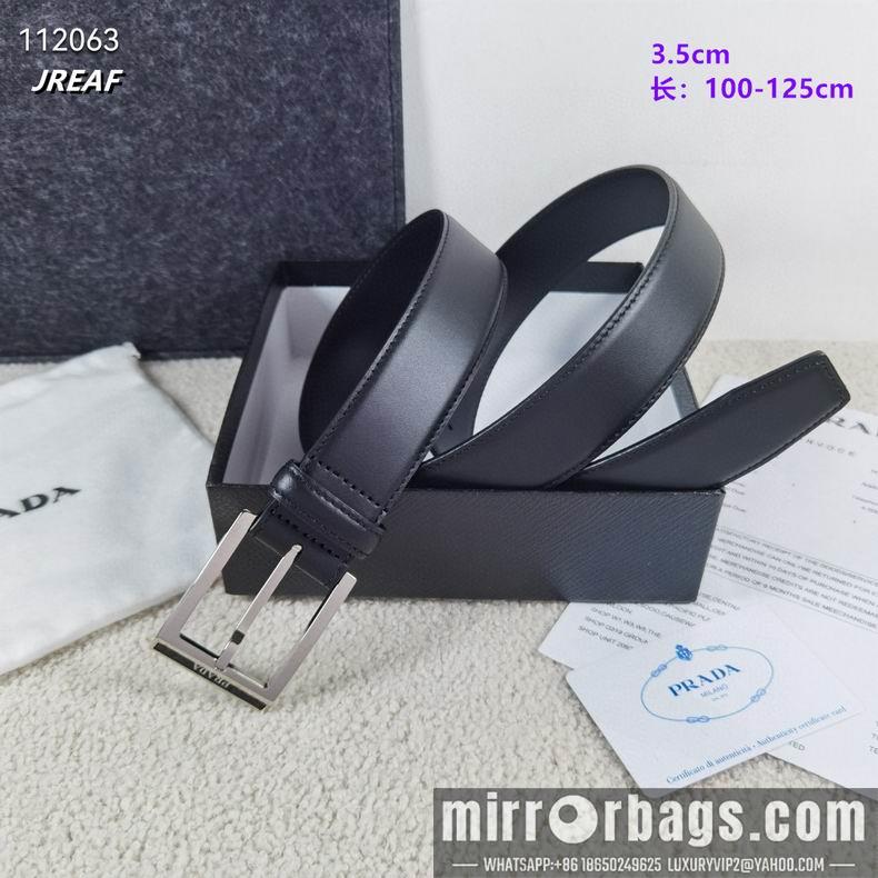 Prada belt 35mmX100-125cm 8L04