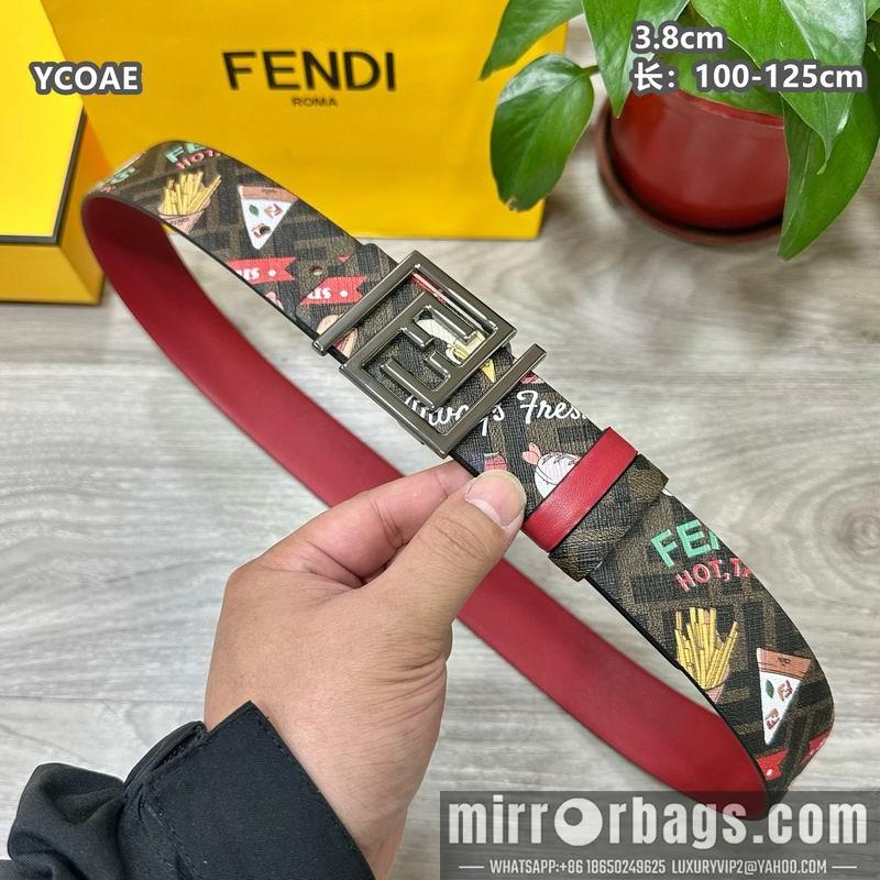 Fendi belt 38mmX100-125cm 8L33